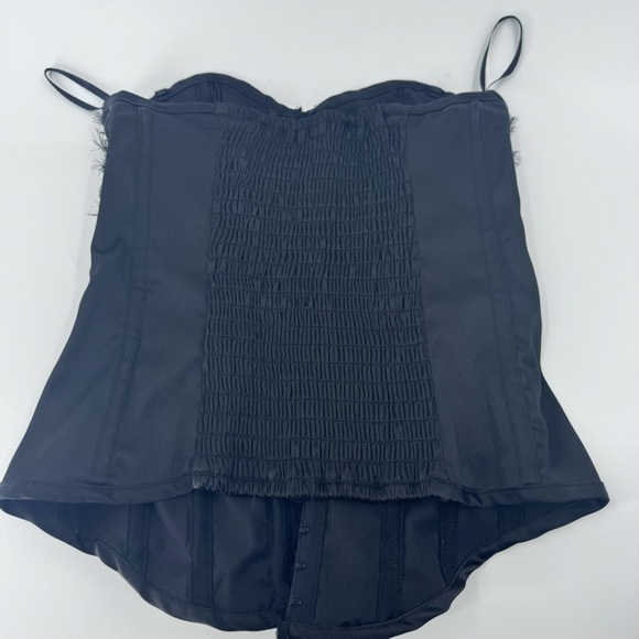Charlotte Russe Black Corset with expandable back - Picture 7 of 8